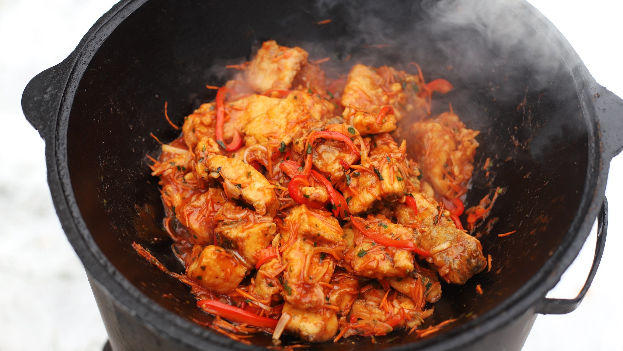 Вкуснейшая рыба в казане. Щука по-китайски смотреть онлайн