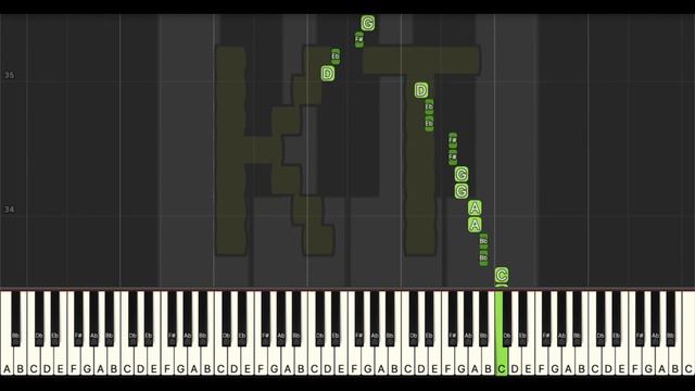 Forlorn [Undertale Yellow] - Easy Mode [Piano Tutorial] (Synthesia) смотреть онлайн