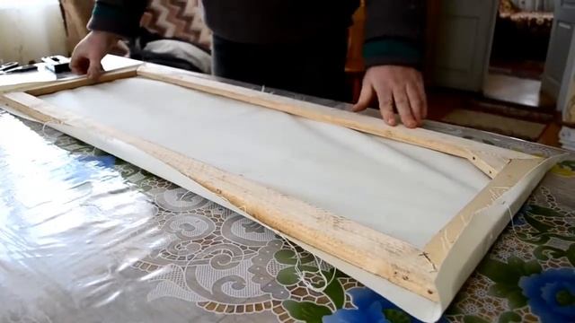 Як натягнути полотно на підрамник смотреть онлайн