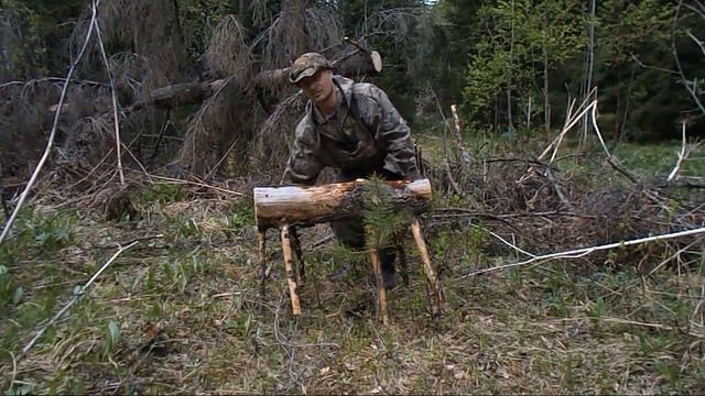 завтрак в лесу. Изготовление леного быка. Лес в мае смотреть онлайн