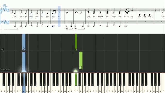 Billie Eilish - when the party's over - Piano Tutorial w/ Sheets смотреть онлайн