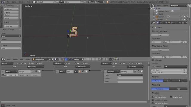 Blender Game Engine Basics Tutorial #11 : Timers #b3d #gamelogic смотреть онлайн