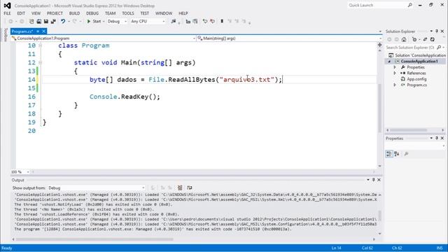 C# Tutorial de IO #7 - File.ReadAllBytes смотреть онлайн
