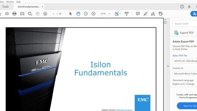 Dell EMC Isilon Course Introduction смотреть онлайн