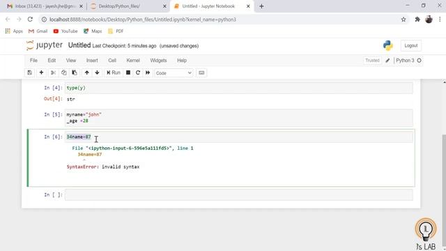 Variables in Python [P03] #Assigning variable in Python #Naming variables смотреть онлайн