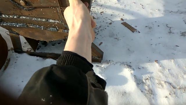 Печурка в баню, стройка продолжается!!! Крутая печь!!! смотреть онлайн