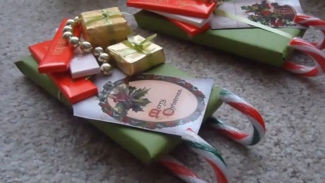 мастер класс "Санки- салазки из шоколада" (работы учениц) смотреть онлайн