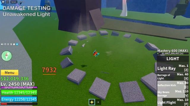 LIGHT FRUIT UPDATED SHOWCASE! ⭐✨ | Blox Fruits смотреть онлайн