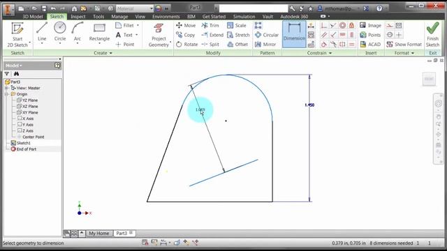 Two Quick Sketch Dimensioning Tips смотреть онлайн
