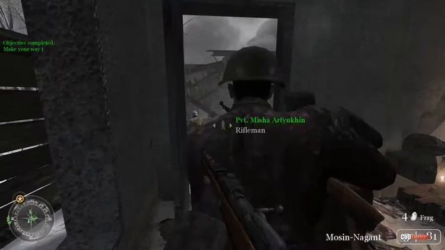 Call of Duty 2 Singleplayer Mission Red Army Training - HD смотреть онлайн