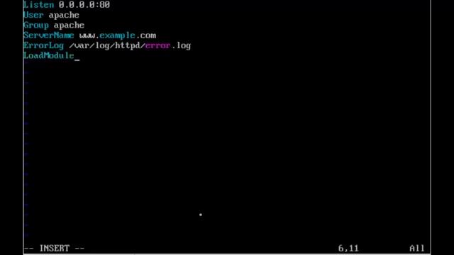 Learning Apache http server Minimal http configuration смотреть онлайн