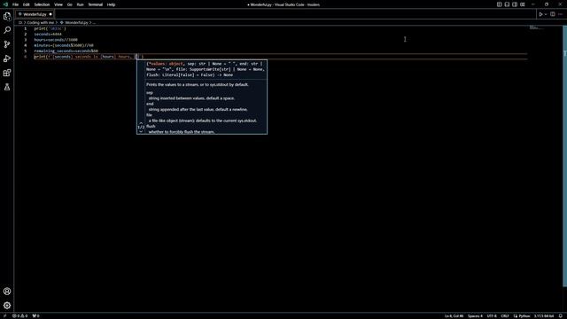 Python Programming: Converting Seconds to Hours, Minutes, and Seconds Artificial Intelligence Codin смотреть онлайн