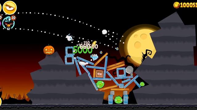 angry birds seasons Trick or treat levels 30-45 смотреть онлайн