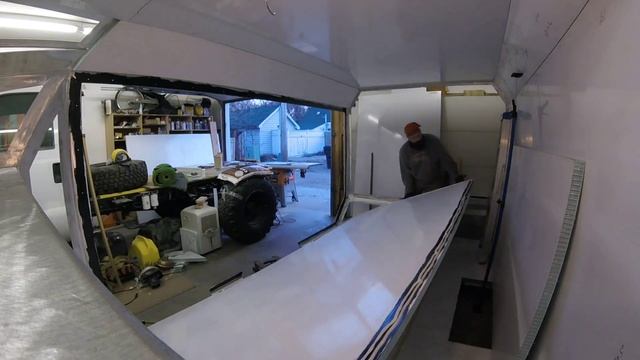 More Composite Honeycomb Panels Installed - How To Build An Overlander