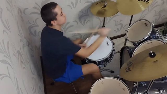 Нервы - Счастье (Drum cover) смотреть онлайн