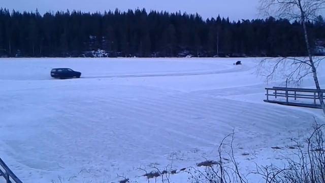 Iskörning i Överboda Mjösjön 2016-12-18 смотреть онлайн