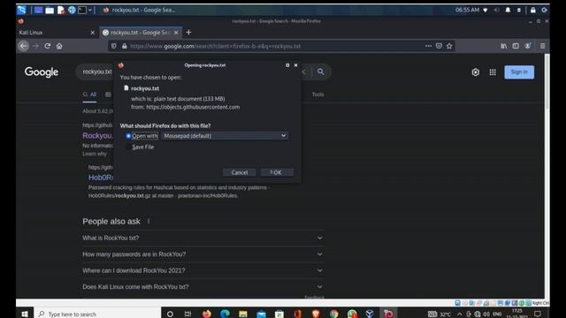 How To Download Rockyou.Txt File In Kali Linux.| Wordlist.#kalilinux