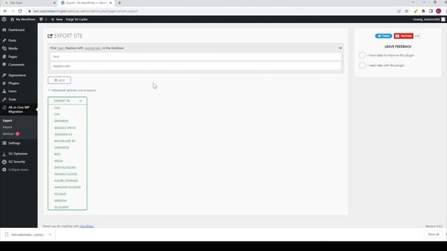 Export WordPress Website As File & Import To Other Domain смотреть онлайн