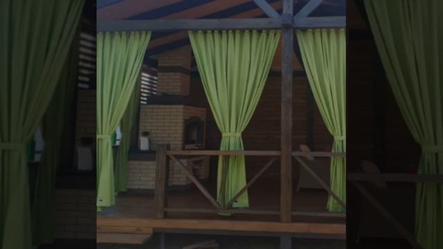 Шторы для открытых веранд террас и уличных кафе. смотреть онлайн