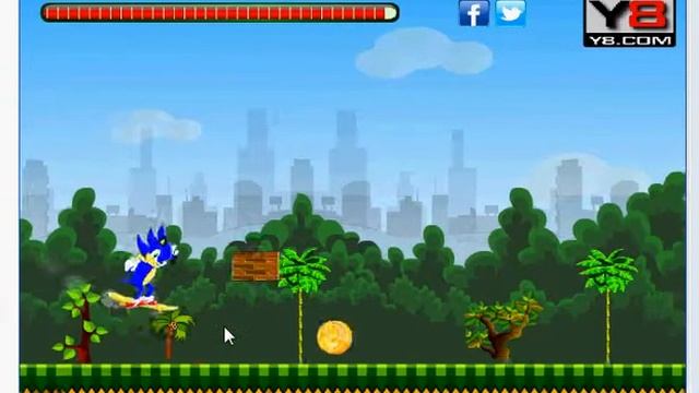 Super Sonic Runner game смотреть онлайн