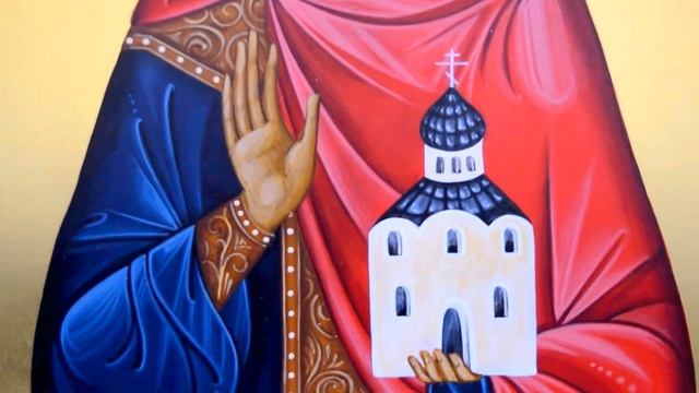 Икона рукописная Владислав Сербский смотреть онлайн