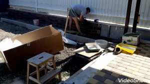 как зашить цоколь забора