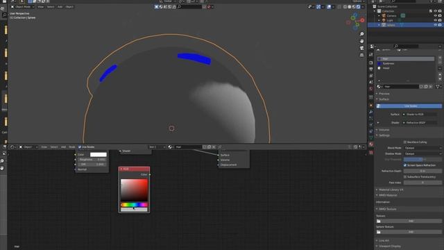 Rendering npr eyebrows through hair in realtime - Blender Eevee смотреть онлайн