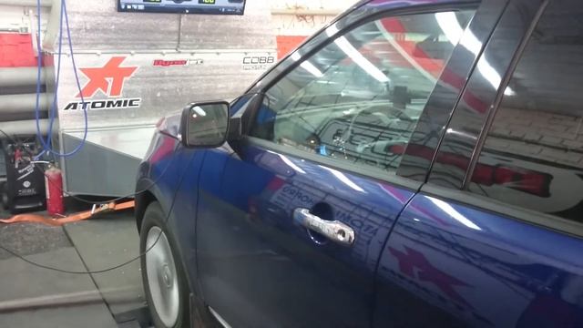 Ford Explorer 5. График. Замер мощности на диностенде DynoJet.