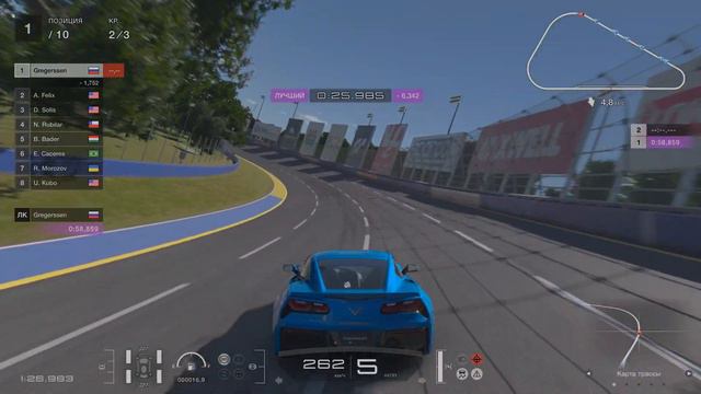 Gran Turismo 7_ Турнир американских FiR-спорткаров 550Blue Moon Bar Speedray смотреть онлайн