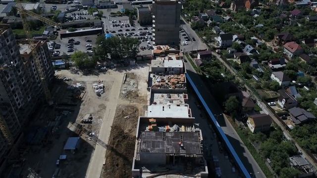 Съемка с воздуха ЖК «Новогиреевский» (1 минута) смотреть онлайн