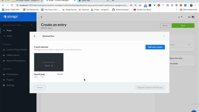 3. Set up the Post Collection Type in Strapi смотреть онлайн