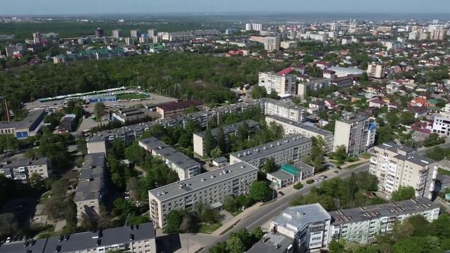 Ставрополь с высоты птичьего полета. круговая панорама смотреть онлайн