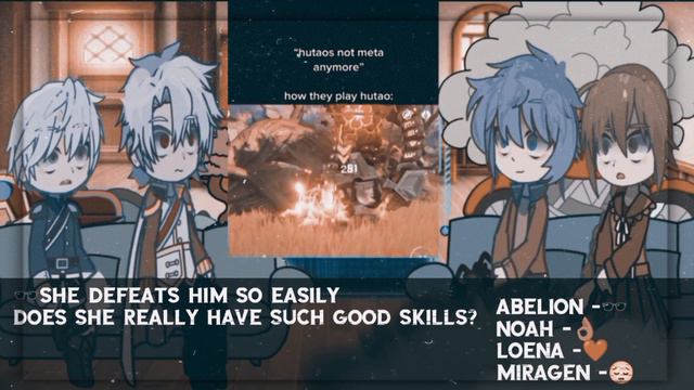 °Ashtarte characters react to her as Hu Tao° \gacha nebula\Gensin impact\ pt 1/2 смотреть онлайн