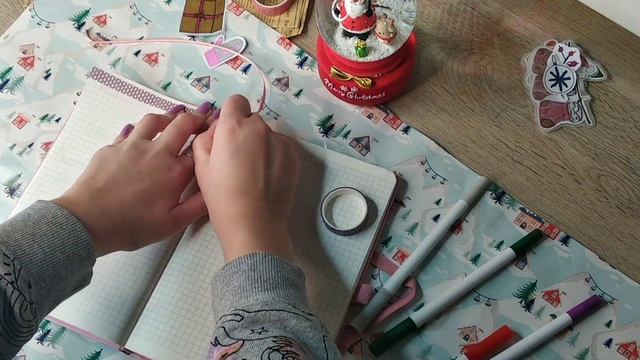 ?️☃️ Ежедневник на декабрь!/ Оформляю и заполняю/ Plan with me/ Bullet journal смотреть онлайн