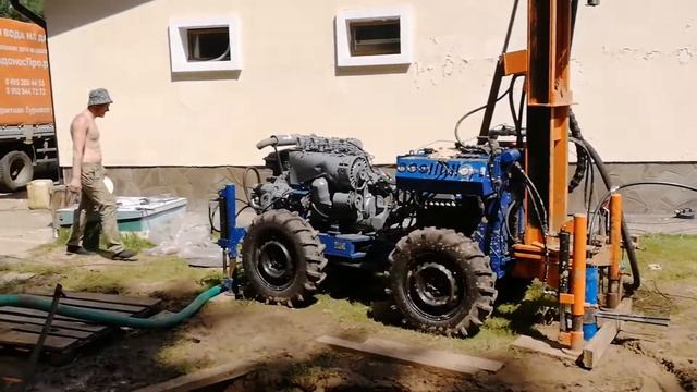 Бурение скважин на воду малогабаритной установкой. смотреть онлайн
