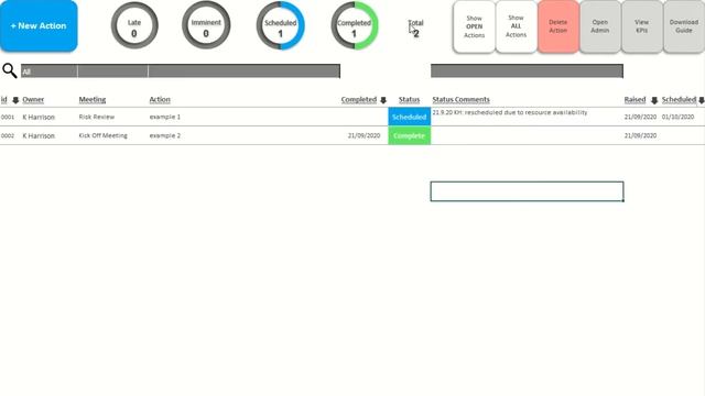 Intuitive Excel Action Tracker смотреть онлайн