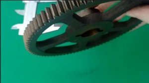 Шестерня (Z=80, Ø25*163мм, , проф-ое мет.) большая привода колес снегоуборщика Калибр СНУБ