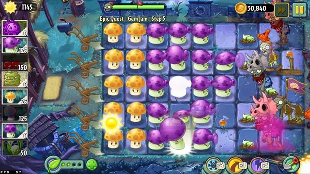 Gem Jam - Epic Quest all steps - PvZ 2 Reflourished смотреть онлайн