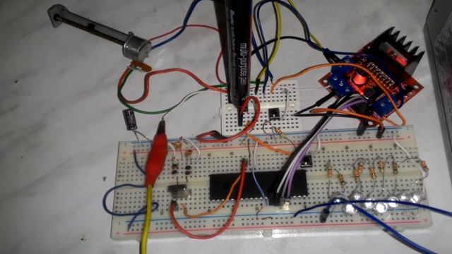 DVD RW step motor driving with #pic16f877a #l298n #assembly смотреть онлайн