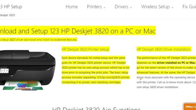 HP Deskjet 3820 printer setup | Unbox HP Deskjet 3820 printer | Wi-Fi setup смотреть онлайн