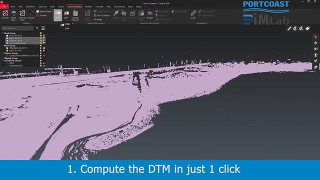 Leica Cyclone 3DR Extract DTM Workflow | Hoa Sen - Ca Na Project | Topographic Mapping смотреть онлайн
