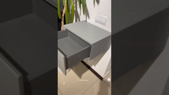 Сучасна підвісна тумба із зарізами під 45* градусів смотреть онлайн