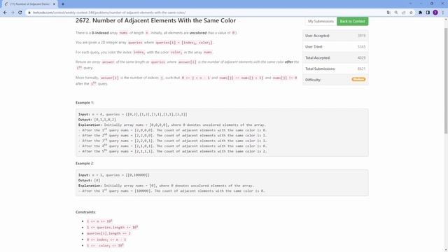 Leetcode Weekly Contest 344 | Find Distinct Difference Array | Python 3 | Hindi смотреть онлайн
