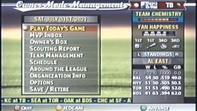 MVP Baseball 2005: Owner Mode Domination смотреть онлайн