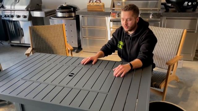 Стол-камин газовый Napoleon Hampton смотреть онлайн