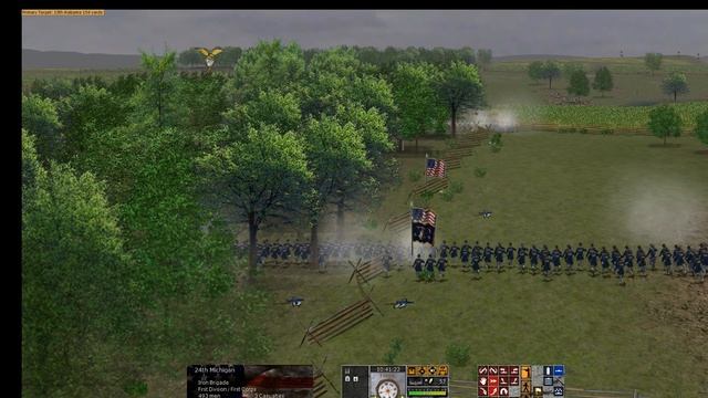 THE IRON BRIGADE - SCOURGE OF WAR: GETTYSBURG - July 1 Scenario смотреть онлайн