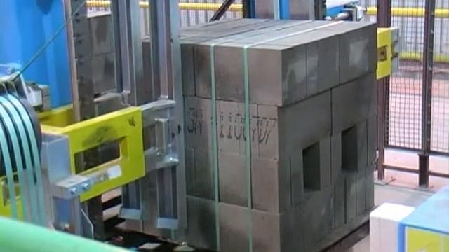 Линия по упаковке кирпича без поддона ТМ Strapex смотреть онлайн