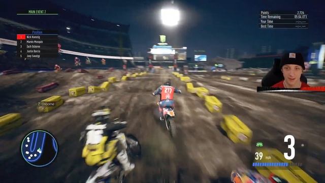 PIT STOP CHALLENGE at ANAHEIM 2! (Monster Energy Supercross - The Official Videogame 3) смотреть онлайн