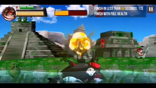RAMBOAT 2-Metal Soldier Offline Shooting Games:Region 1(Aztec ruins) Boss"Steel killer whale" смотреть онлайн