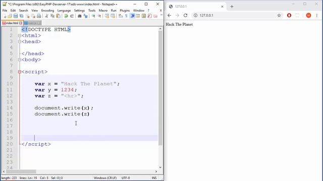 JavaScript Tutorial - 7 - Variables in JS Explained смотреть онлайн